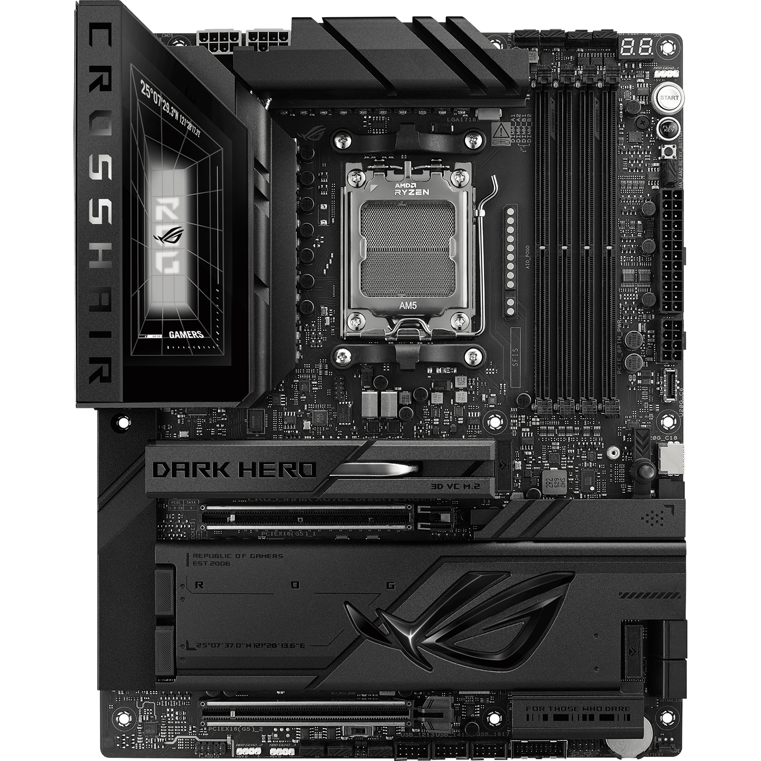 Материнская плата ASUS ROG CROSSHAIR X870E DARK HERO (90MB1NT0-M0EAY0)