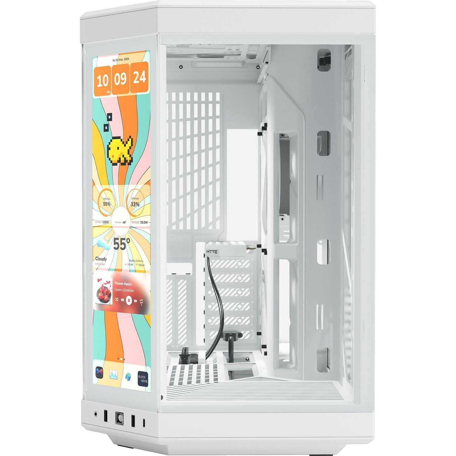 Корпус без блока питания HYTE Y70 Touch Infinite (CS-HYTE-Y70TTI-WW)